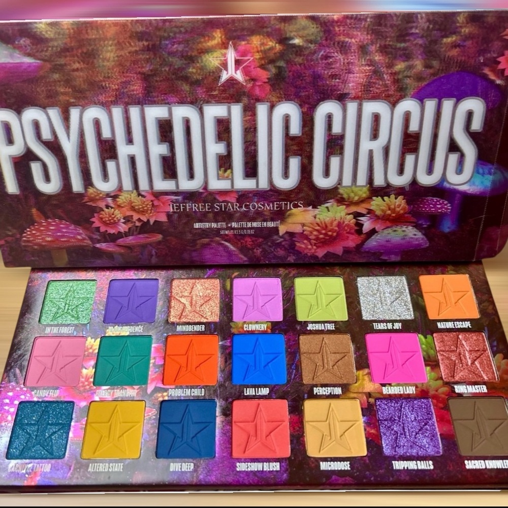 Jeffree Star Psychedelic Circus Eyeshadow Palette -BNIB 🌟HOST PICK🌟